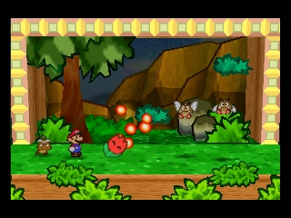 Paper Mario (Europe) (En,Fr,De,Es) In game screenshot
